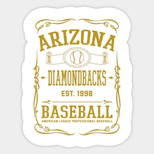 Vintage Diamondbacks American Baseball Sticker